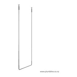 Goccia 60cm Ceiling Mount Towel Rail 160H - Towel Racks & Stands