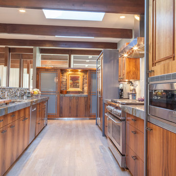 Bright and Functional Galley Kitchen
