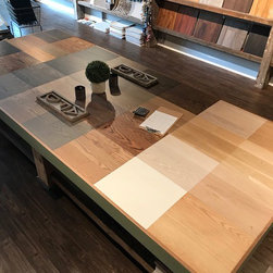 Hardwood Color Sample Work Table - Furniture