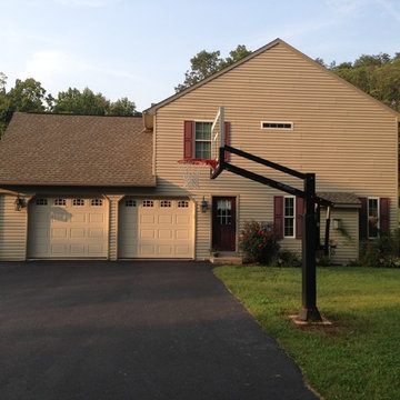 Robert K's Pro Dunk Gold Basketball System on a 60x25 in Birdsboro, PA