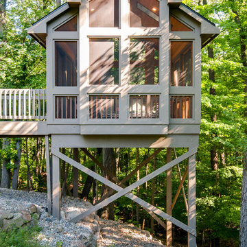 Screened-In Guest House for Giraffe Design Build