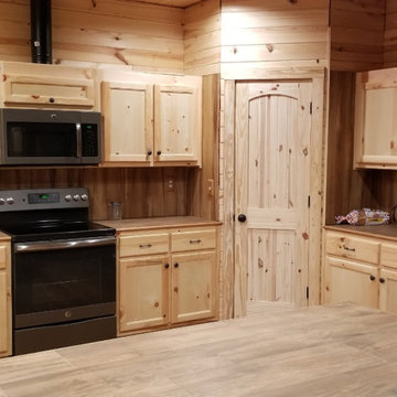 Beautiful Kitchen in Knotty Pine