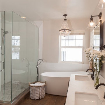 Rustic Glam Master Bathroom