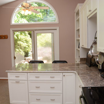 Silver Spring MD White Kitchen Remodel