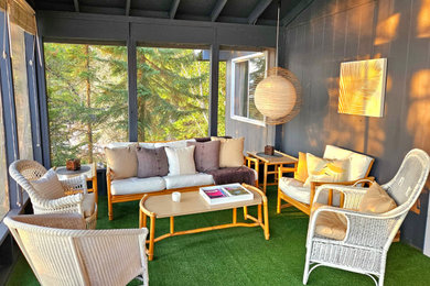 Sunroom - contemporary sunroom idea in Seattle