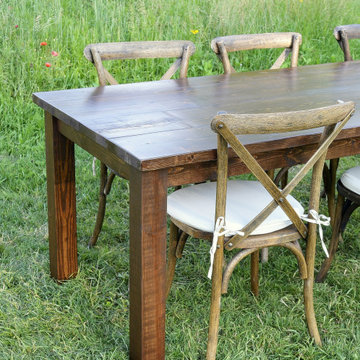 Wood Farmhouse Table