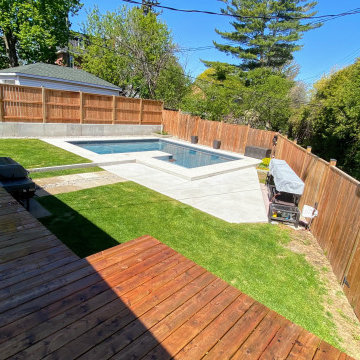 Backyard L Shape Pool