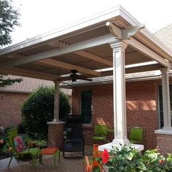 Louvered and retractable patio structures - Products