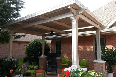 Louvered and retractable patio structures