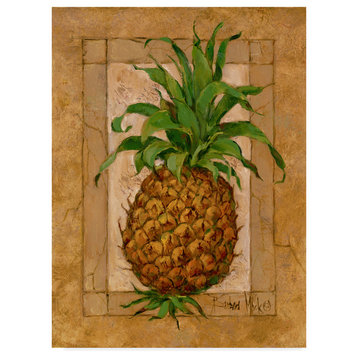 Barbara Mock ' Pineapple Pizzazz' Canvas Art