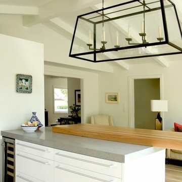 West University Place, transional Poggenpohl kitchen in a traditional home