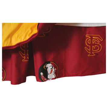 Flordia State Seminoles Printed Dust Ruffle, Twin, Full