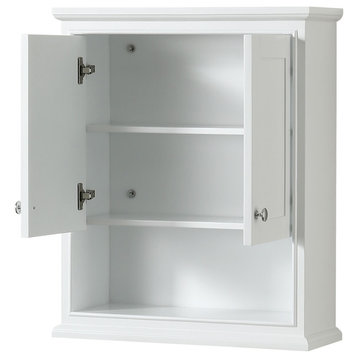 Deborah Over-the-Toilet Wall-Mounted Storage Cabinet in White