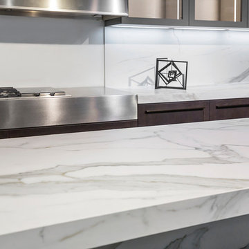 Scavolini Showroom - Estatuario Sintered Stone 12mm Honed