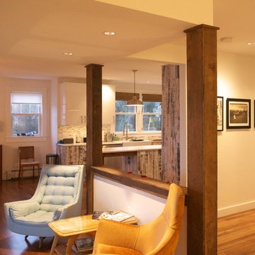 Woods Hole Renovation - View toward Kitchen