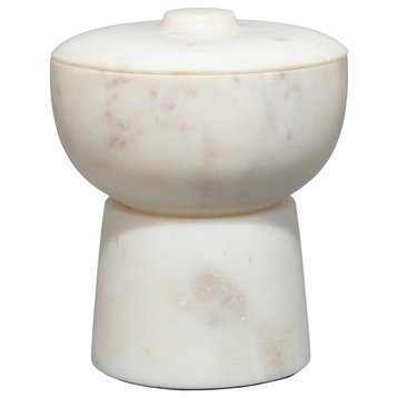 Bennett Marble Small Storage Bowl With Lid
