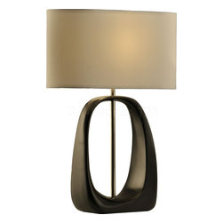 Ode Standing Table Lamp in Dark Brown - Table Lamps