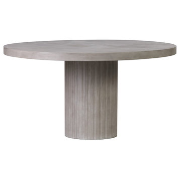 Tama Round Dining Table - Slate Gray Outdoor Dining Table