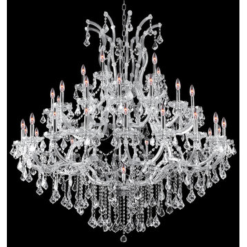 Artistry Lighting Maria Theresa Collection Chandelier, 44"x44", Chrome