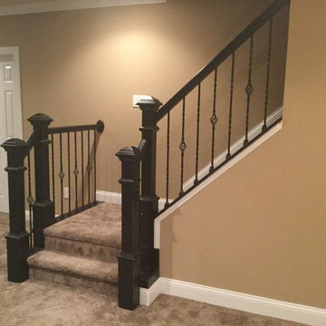 Island Lakes Traditional Finished Basement