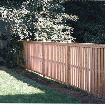 Cedar Semi-Private Fence - Board on Board