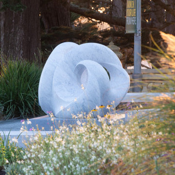 Abstract Marble Sculpture for Contemplative Garden