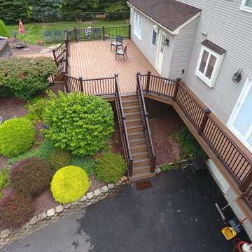 Customs designed deck in Lebanon NJ.