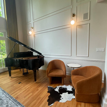 Parisian inspired Piano Room
