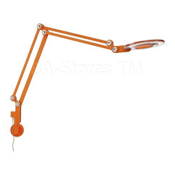 Link Contemporary Wall Mount Lamp in Orange - Floor Lamps