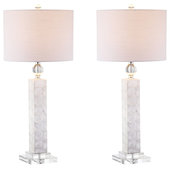 Tiwari Home 23.5 Contemporary Style Crystal Body Table Lamp with