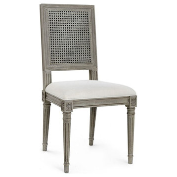 Annette Side Chair,Gray