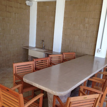 Concrete Outdoor Kitchen