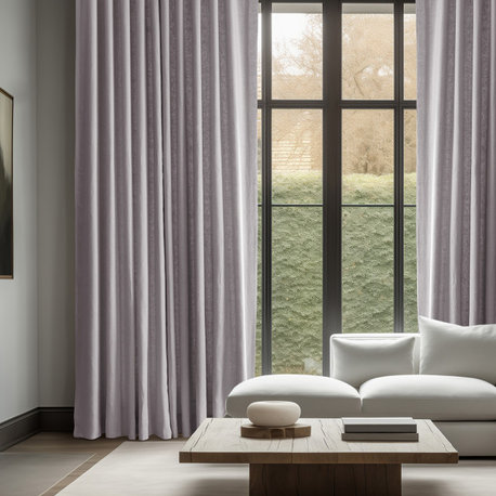 French Linen Curtain Single Panel, Earl Gray, 50"x108"