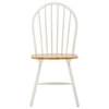 Farmhouse Chair, set of 2, White/Natural