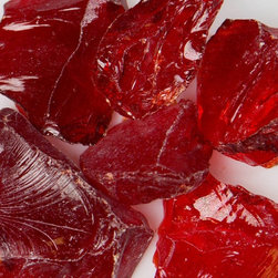 Cherry Red Landscape Glass - Outdoor Decor