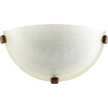 Linen Wall Sconce Wall Sconce, Oiled Bronze