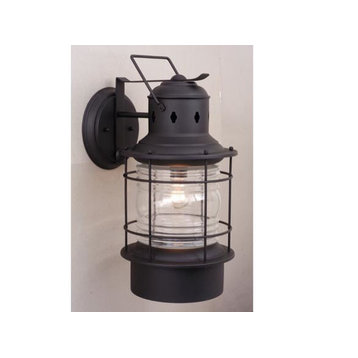 Vaxcel Lighting OW37081 Hyannis 1 Light Outdoor Wall Sconce - - Textured Black