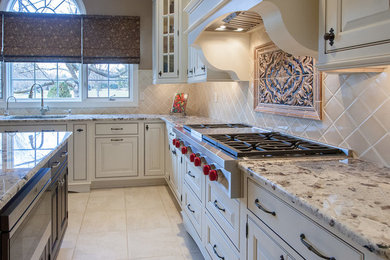Elegant kitchen photo in Philadelphia