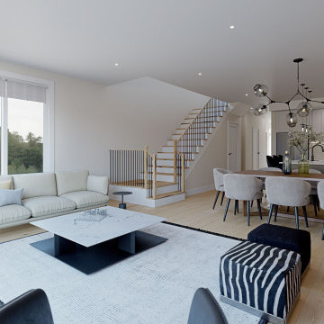 3D Rendering of big development project in Canada.