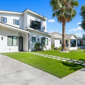 Custom Modern New Construction Home with Mid-Century Rooflines