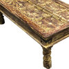 Consigned Chai Table Antique Reclaimed Door Coffee Table Conscious Design