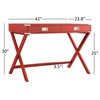 Alastair Campaign Writing Desk, Red