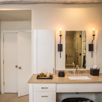 Rustic, Contemporary Master Bathroom