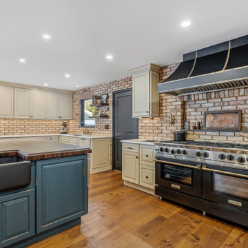 High-End Kitchen Remodel | Fireclay Farmhouse Sink