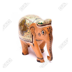 AZURE BULL TUSKER WOODEN - Decorative Objects And Figurines