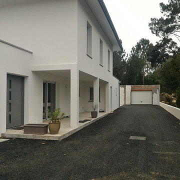 Construction d'un studio et d'une maison à Mimizan
