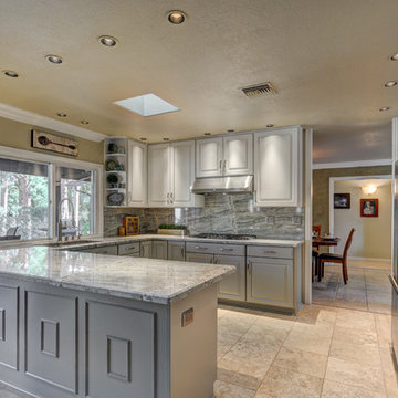 Dual Cabinet Colors Featured in this Remodeled Kitchen