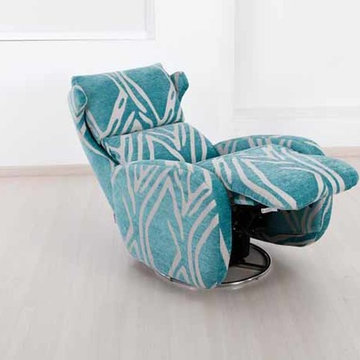 Kim Power Recliner Swivel Chair by Famaliving California