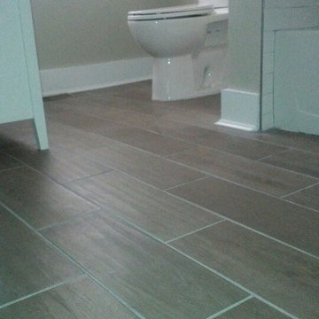 White Bathroom Subway tile
