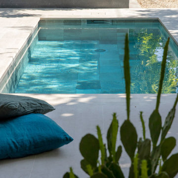 Jardin urbain minimaliste